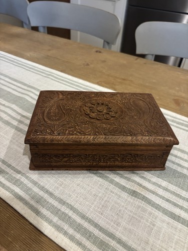 Folk art vintage wooden hand