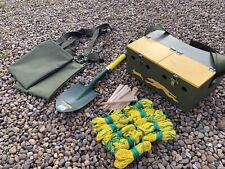 DOUBLE FERRET BOX WTH SPADE - NETS - PEGS & NET HARNESS FERRETING PEST CONTROL