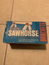 Vintage Sawhorse Brackets Crawford Products In Package Old Stock
