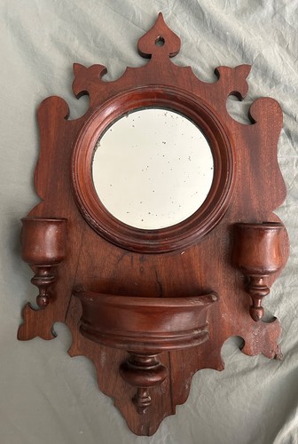 Victorian mahogany wall - a,