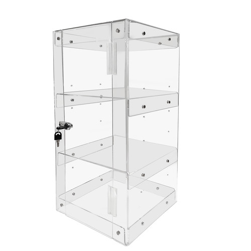 Acrylic lockable display - acrylic,