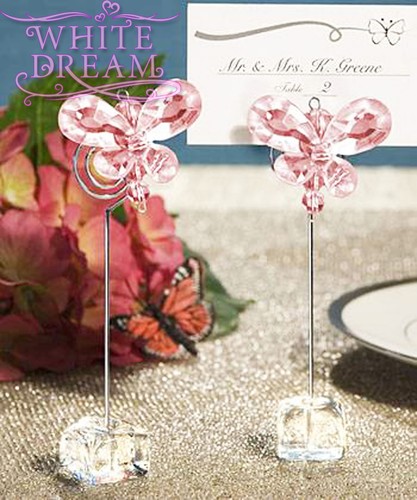 Pink butterfly crystal - -,