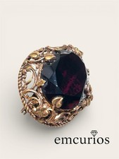 Vintage Brooch with Large Faux