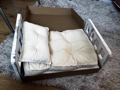 Wooden prop bed for - , newborn