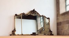 Large Scale 19th Century Gilt Wood Italian Overmantle Mirror. Statement, 2.2m