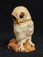 Teviotdale ' Owl ' Figurine. Signed, Edlmann. 1982. 11cm Tall. Good Condition.