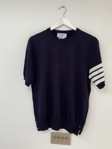 Thom browne navy - knit, crewneck