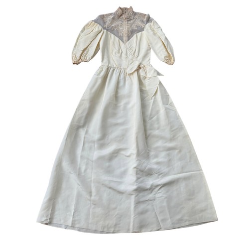 Vintage 1980s ivory wedding - vintage,