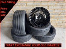 Riviera RV1 20" Black Wheels &