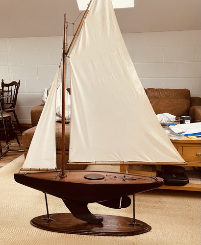 1930s large pond yacht - 1930s,