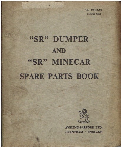 Aveling barford sr1 - sr1, dumper