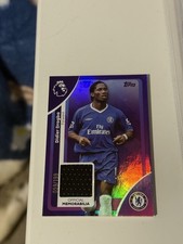 2026 Topps Premier League Didier Drogba Purple Foil Relic Card /199 - Chelsea
