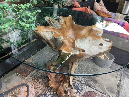 Table with tree root - table, and