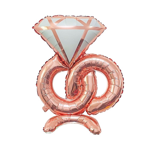 Diamond ring balloon - diamond,