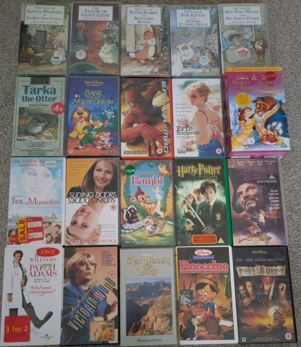 Vhs video tapes - video, mixed
