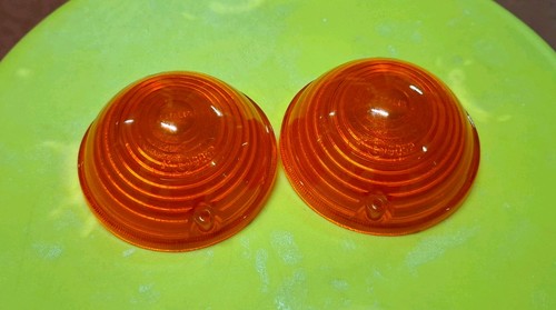 Pair plastic headlights - of,