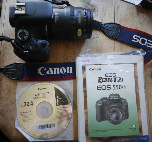 Canon eos 550d camera - 550d)camera, with