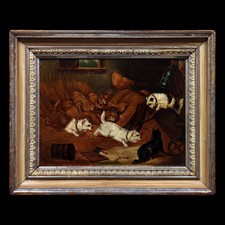 Antique 19th Century Oil