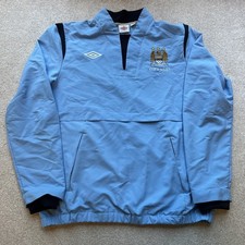 Manchester City FC Umbro Drill Top Size L  Pullover 2009 2010 Training Jacket