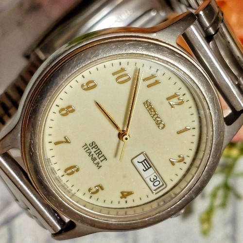 Working seiko spirit titanium - working,