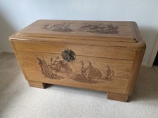 Chinese Carved Camphor Chest