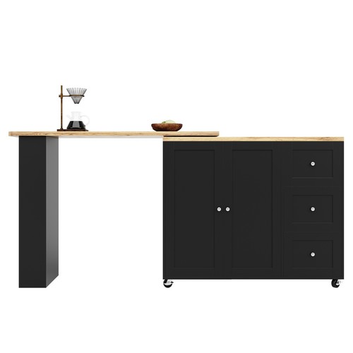 Kitchen island bar table - kitchen,