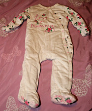 Mothercare padded sleepsuit -