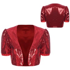 Womens Glitter Sequins Jackets