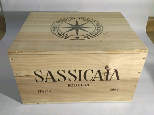 Sassicaia bolgheri 2004 empty - bolgheri,