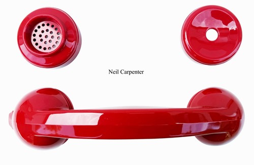 Rare red gpo 706 handset - gpo, in