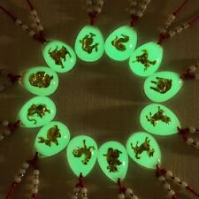 Glow in the Dark Luminous 12 Zodiac Sign Animal Crystal Pendant Necklace Women