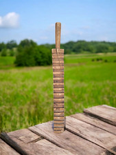 Antique primitive carved wooden mangle boards .Washboards - Antique Ironing boar