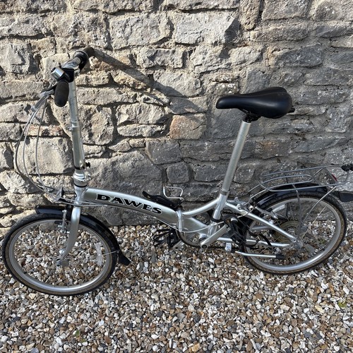 Dawes folding bike silver - dawes,
