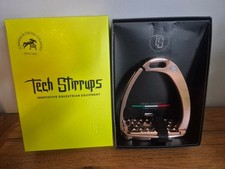 Tech Stirrups. Venice Sloped Evo. Rosegold. Brand New. Free Postage