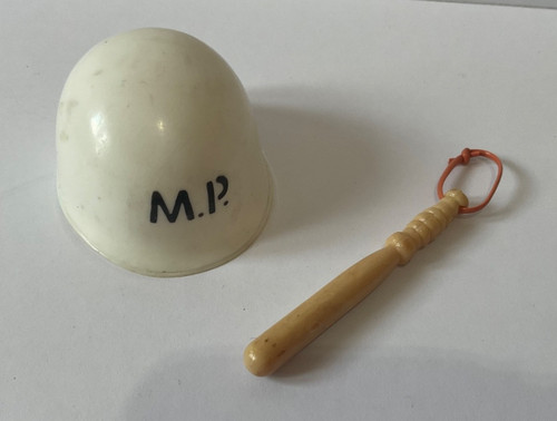 Vintage action man - mp, helmet