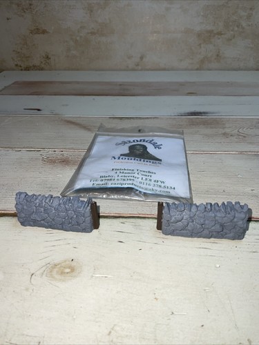 Model railway stone walls with - model,