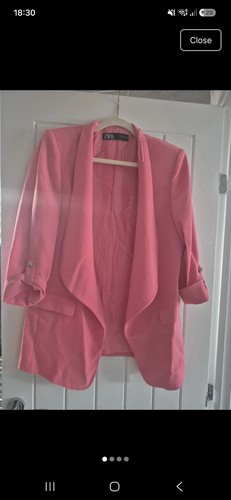 Pink zara blazer - pink,