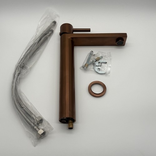Tall basin mixer tap - tap, brushed