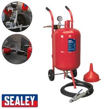Sealey SB997 Shot Grit Sand Blaster Blasting With Gun Water Trap & Wheels 37L