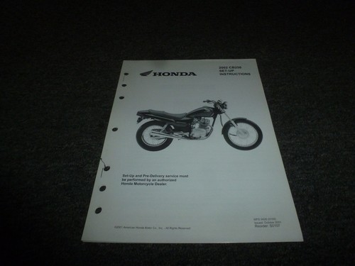 2002 honda cb250 nighthawk - honda,