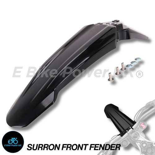 Gloss black front fender - gloss,