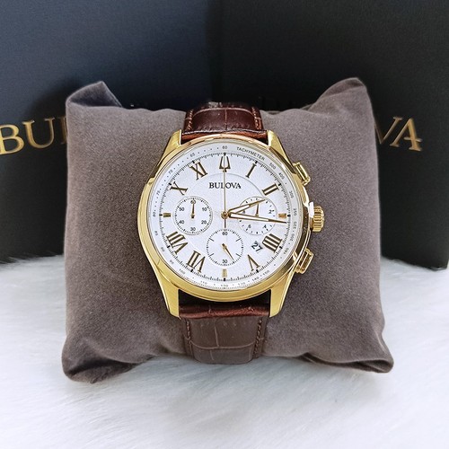 Men bulova wilton white dial - men's,
