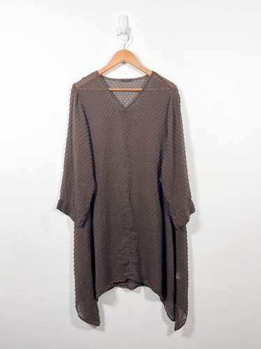 Grizas tunic top size - xl, brown