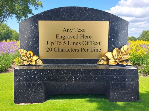 Personalised large memorial - large,