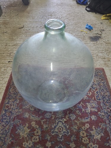 Large glass garden bowl - large,