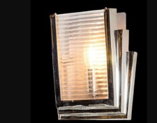 Vintage Art Deco Chrome Wall