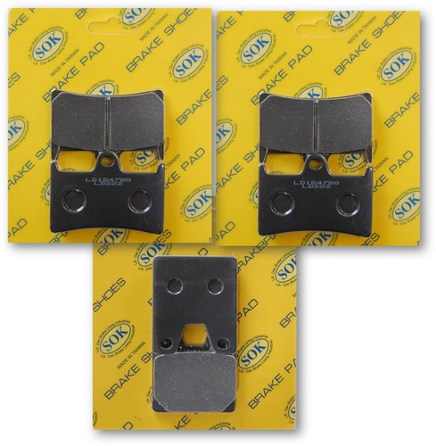 Front rear brake pads - brake,
