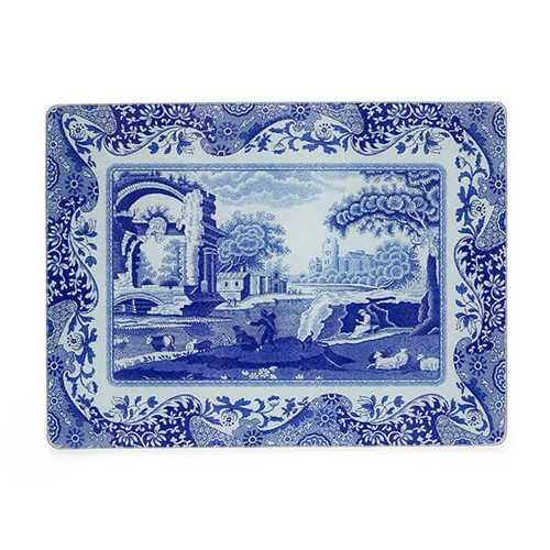 Spode blue italian glass - blue,