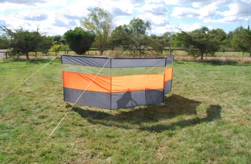 Camping windbreak orange and - orange,