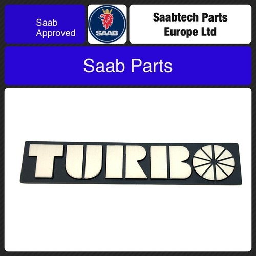 Saab turbo rear emblem high - turbo,